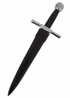 Spätmittelalterlicher Dolch Mit Lederscheide 4 Spätmittelalterlicher Dolch Mit Lederscheide – Bild 2