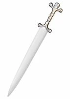 Keltischer Dolch Mit Bronzegriff Und Lederscheide