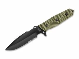 TB Outdoor Maraudeur G10 Textured Kaki Serrated 3 TB Outdoor Maraudeur G10 Textured Kaki Serrated
