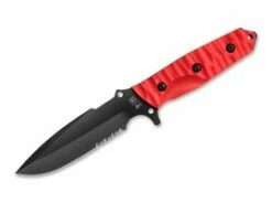 TB Outdoor Maraudeur G10 Textured Red Serrated