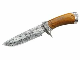 Herbertz Gürtelmesser, AISI 420 Klinge Mit Damastätzung 7 Herbertz Gürtelmesser, AISI 420 Klinge Mit Damastätzung – Bild 5