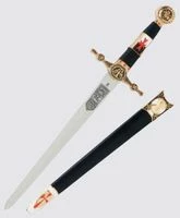 Templerdolch Mit Scheide, 420-Stahl, Länge: 43 Cm 7 Templerdolch Mit Scheide, 420-Stahl, Länge: 43 Cm – Bild 5