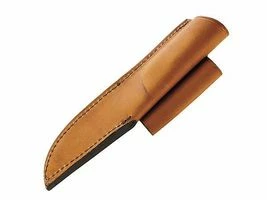 Wildsteer Baby Wild Gürtelmesser, Sandvik 12C27, Ledergriff 4 Wildsteer Baby Wild Gürtelmesser, Sandvik 12C27, Ledergriff – Bild 2