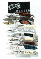 Puma IP Trapper Stag, Jagdmesser, 440C, Hirschhorn, Neusilber