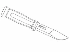 Morakniv Mora Gürtelmesser 2000 Orange, Rostfreier Stahl, Orange/schwarzer Kunststoff-Griff, Kunststoff-Scheide 5 Morakniv Mora Gürtelmesser 2000 Orange, Rostfreier Stahl, Orange/schwarzer Kunststoff-Griff, Kunststoff-Scheide – Bild 3