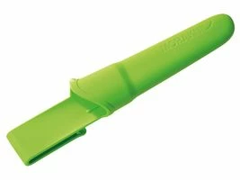 Helle Outdoormesser Gaupe, Dreilagenstahl, Maserbirke-Griff, Lederscheide 4 Helle Outdoormesser Gaupe, Dreilagenstahl, Maserbirke-Griff, Lederscheide – Bild 2