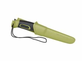 Morakniv Gürtelmesser COMPANION SPARK, Rostfreier Stahl, Grüner TPE-Griff, Feuerstarter, Polymer-Scheide 4 Morakniv Gürtelmesser COMPANION SPARK, Rostfreier Stahl, Grüner TPE-Griff, Feuerstarter, Polymer-Scheide – Bild 2