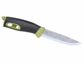 Morakniv Gürtelmesser COMPANION SPARK, Rostfreier Stahl, Grüner TPE-Griff, Feuerstarter, Polymer-Scheide 6 Morakniv Gürtelmesser COMPANION SPARK, Rostfreier Stahl, Grüner TPE-Griff, Feuerstarter, Polymer-Scheide – Bild 4