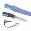 Morakniv Gürtelmesser COMPANION SPARK, Rostfreier Stahl, Blauer TPE-Griff, Feuerstarter, Polymer-Scheide 2 Morakniv Gürtelmesser COMPANION SPARK, Rostfreier Stahl, Blauer TPE-Griff, Feuerstarter, Polymer-Scheide -Morakniv Shop 134810 0