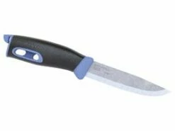 Morakniv Gürtelmesser COMPANION SPARK, Rostfreier Stahl, Blauer TPE-Griff, Feuerstarter, Polymer-Scheide -Morakniv Shop 134810 3