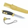 Morakniv Gürtelmesser COMPANION SPARK, Rostfreier Stahl, Gelber TPE-Griff, Feuerstarter, Polymer-Scheide 1 Morakniv Gürtelmesser COMPANION SPARK, Rostfreier Stahl, Gelber TPE-Griff, Feuerstarter, Polymer-Scheide -Morakniv Shop 135010 0