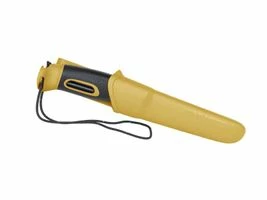 Morakniv Gürtelmesser COMPANION SPARK, Rostfreier Stahl, Gelber TPE-Griff, Feuerstarter, Polymer-Scheide 4 Morakniv Gürtelmesser COMPANION SPARK, Rostfreier Stahl, Gelber TPE-Griff, Feuerstarter, Polymer-Scheide – Bild 2
