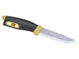 Morakniv Gürtelmesser COMPANION SPARK, Rostfreier Stahl, Gelber TPE-Griff, Feuerstarter, Polymer-Scheide 6 Morakniv Gürtelmesser COMPANION SPARK, Rostfreier Stahl, Gelber TPE-Griff, Feuerstarter, Polymer-Scheide – Bild 4