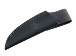 Puma IP Gürtelmesser, Stahl AN.58, Olivenholz-Griffschalen, Fangriemen-Oese, Braune Lederscheide Mit Gürtelschlaufe -Morakniv Shop 147416 267910 scheide 1