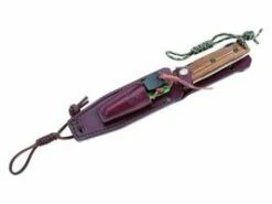 Puma IP Gürtelmesser, Stahl AN.58, Full Tang, Feuerstarter, Bokote-Griffschalen,Fangriemen-Oese, Lederscheide -Morakniv Shop 150365 335615 in scheide 2