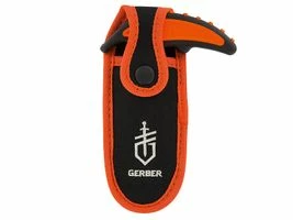 EKA Jagdmesser G3, Stahl 12C27, Swingblade, Orangefarbener, Kraton-Griff, Fangriemenöse, Cordura-Scheide 6 EKA Jagdmesser G3, Stahl 12C27, Swingblade, Orangefarbener, Kraton-Griff, Fangriemenöse, Cordura-Scheide – Bild 4