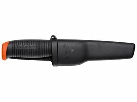 Hultafors Handwerkermesser HVK, Stahl SK5, Nicht-rostfrei, PP-Kunststoffgriff, Santoprenüberzug, Kunststoffscheide 4 Hultafors Handwerkermesser HVK, Stahl SK5, Nicht-rostfrei, PP-Kunststoffgriff, Santoprenüberzug, Kunststoffscheide – Bild 2