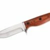 Puma TEC Gürtelmesser, Stahl AISI 420, Rostfrei, Pakkaholz-Griffschalen, Edelstahlparierelement, Lederscheide -Morakniv Shop 565710 0