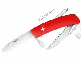 SWIZA Kinder-Taschenmesser J06 JUNIOR, Stahl 440, Abgerundet Klingensperre, Rote Anti-Rutsch-Schalen, Säge, Werkzeuge 3 SWIZA Kinder-Taschenmesser J06 JUNIOR, Stahl 440, Abgerundet Klingensperre, Rote Anti-Rutsch-Schalen, Säge, Werkzeuge