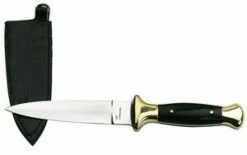 Haller Dolch, 420-Stahl, Kordelgriff, Klinge: 14,5 Cm