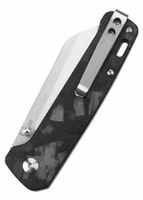 Morakniv Shop -Morakniv Shop qs130 tb qsp messer penguin satin blade shredded cf overlay black d2 liner lock